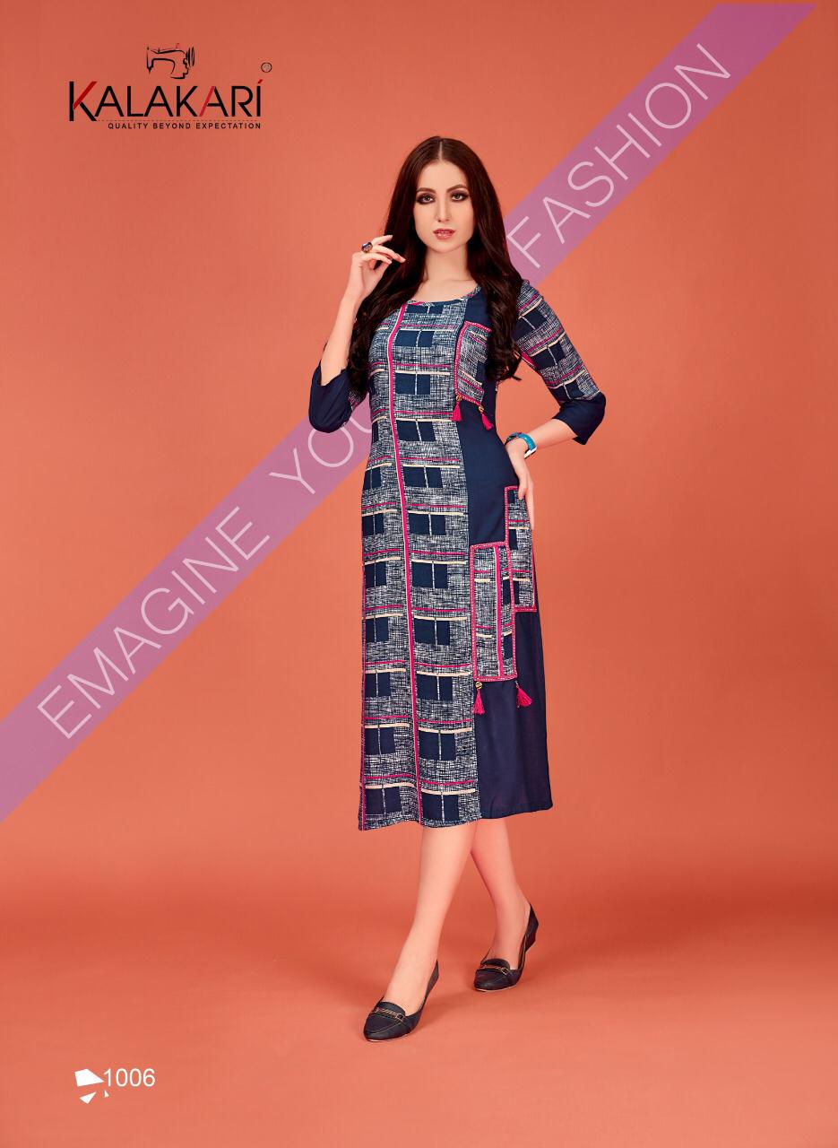 Kalakari Designer Messy Vol-2 Printed Kurti Kalakari Designer Messy Vol-2 Printed Kurti